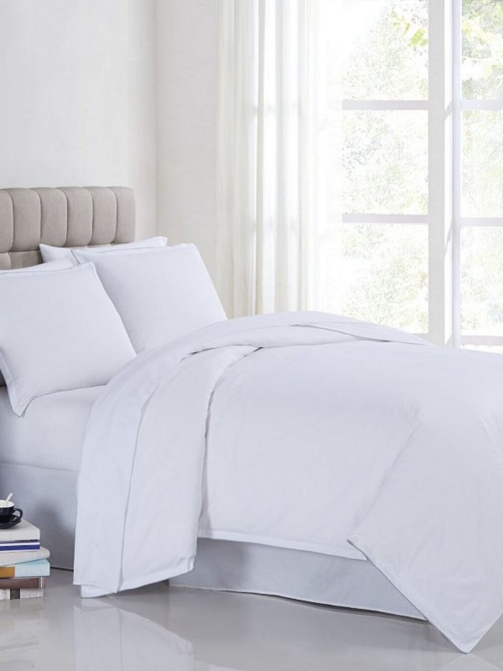 3 Piece QUEEN Charisma Luxury Duvet Cover Set Cotton